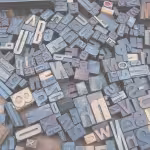 Copywrting services Image shows traditional print letter blocks