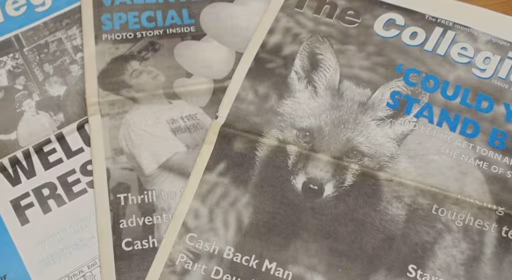 The Collegian Newspaper: published by University College Chester, now University of Chester