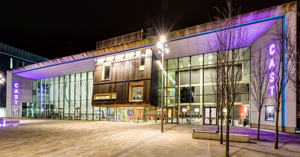 Doncaster PR agency support, Cannon Public Relations. Image shows Doncaster's CAST theatre, one of many venues in the city that offers plenty of PR possibilities!