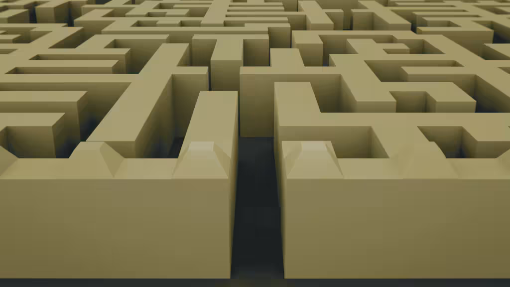 Issues Management, illustrated by a complicated maze